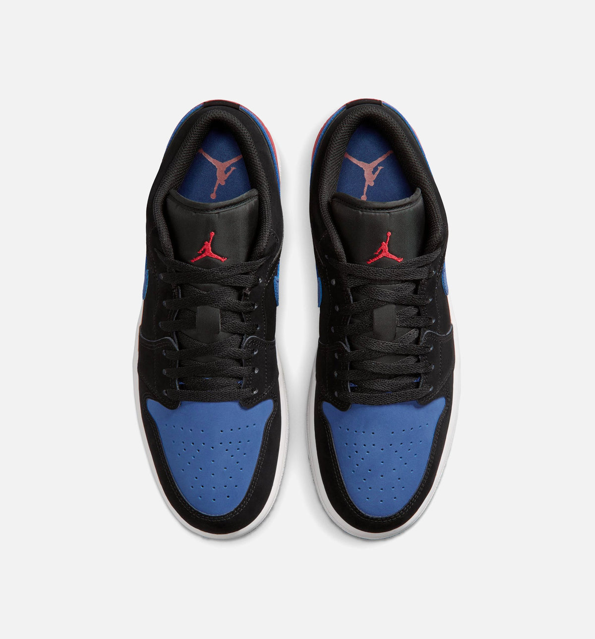 Air Jordan 1 Low Men's Sneakers - Black/True Blue/Red