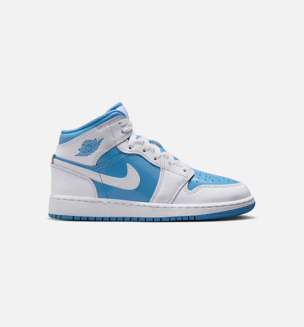 Air Jordan 1 Mid Grade School Sneakers - Legend Blue