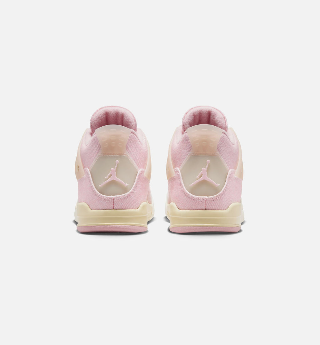 Air Jordan 4 Retro Pink Pearl & Iced Carmine Preschool Shoes