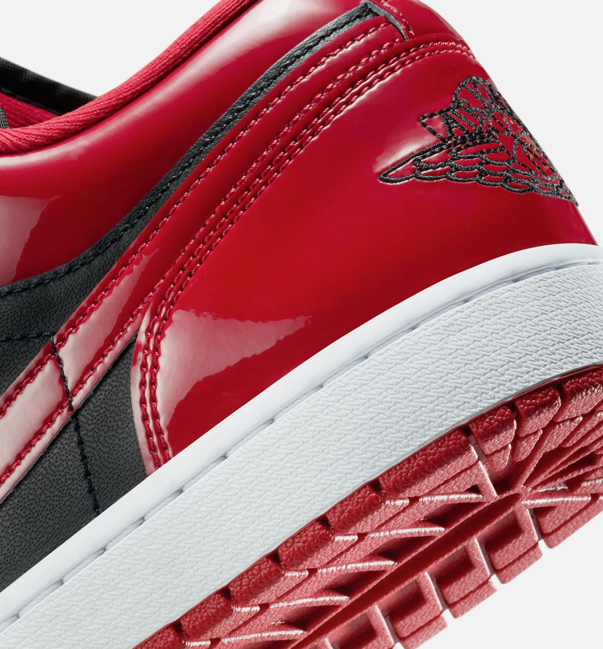 Air Jordan 1 Low SE Men's Sneakers - Black/Varsity Red