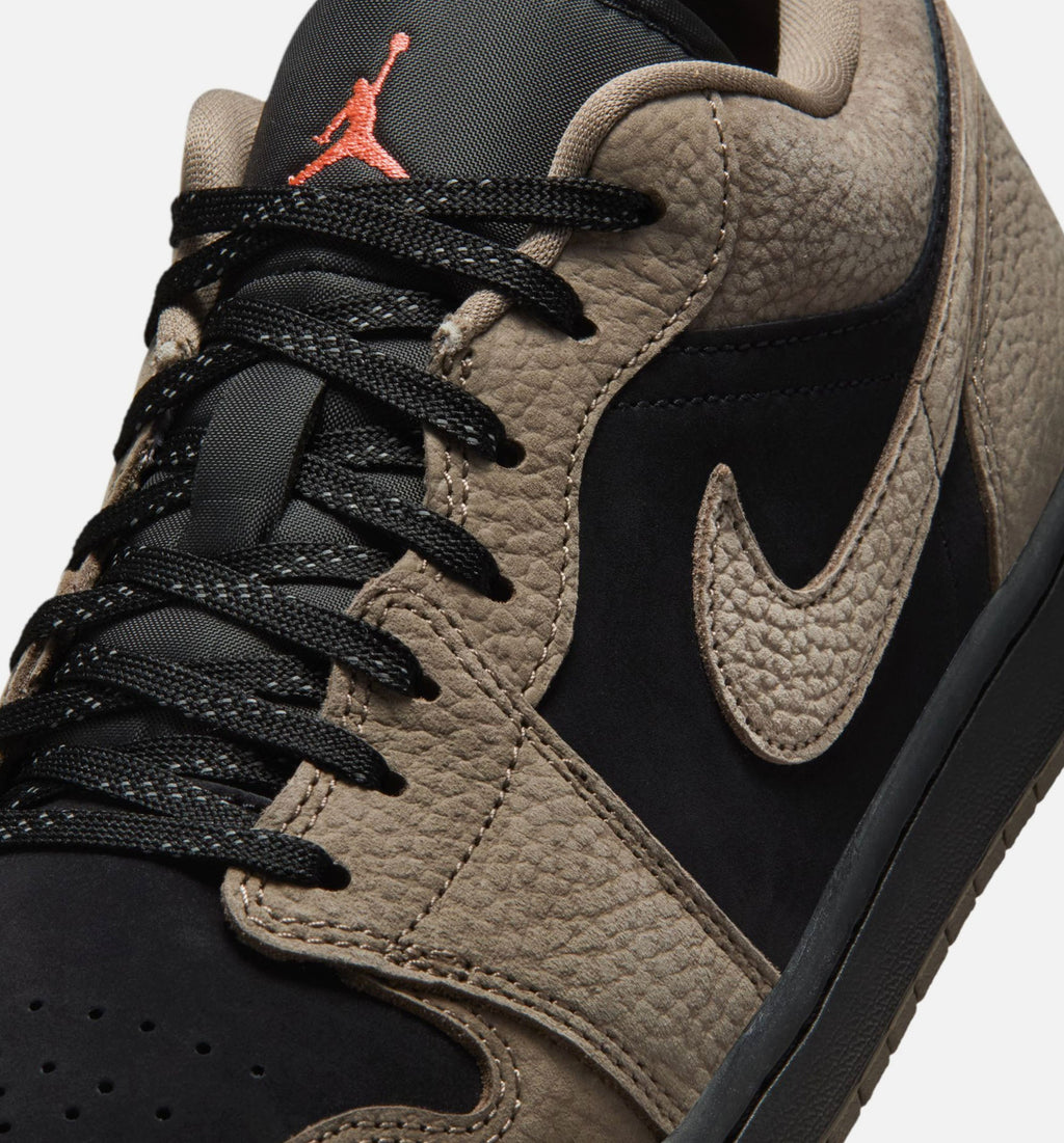 Air Jordan 1 Low SE Men's Sneakers - Black/Olive Grey
