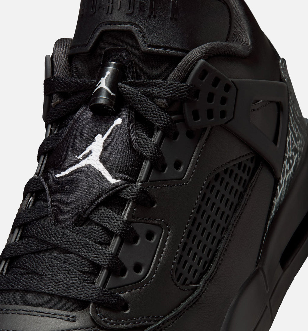 Spizike Low Black/Metallic Silver Men's Basketball Shoes