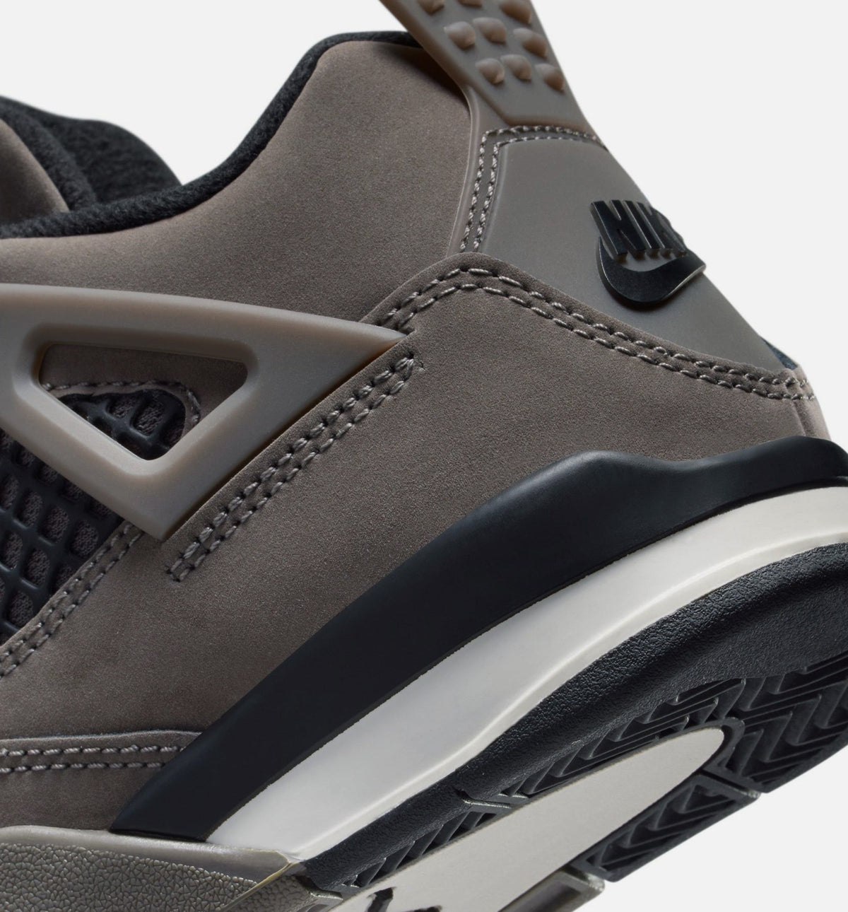 Air Jordan 4 Retro Cave Stone & Black Preschool Sneakers