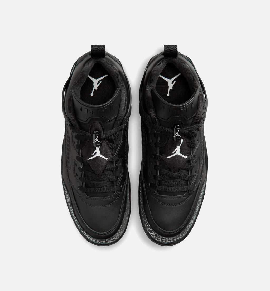 Spizike Low Black/Metallic Silver Men's Basketball Shoes