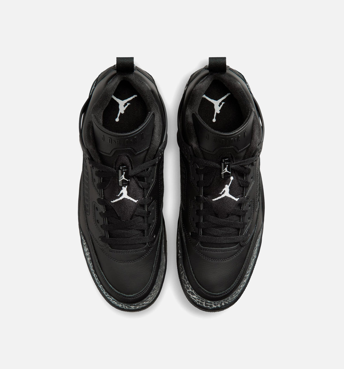 Spizike Low Black/Metallic Silver Men's Basketball Shoes