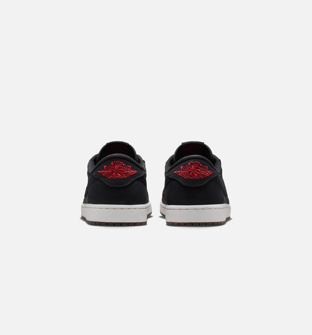 Air Jordan 1 Retro Low OG Laser Black/Varsity Red Men's Shoes