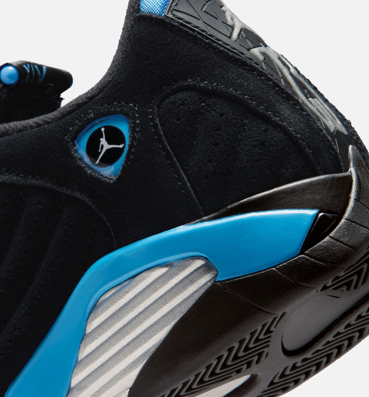Air Jordan 14 Retro Black/University Blue Grade School Sneakers