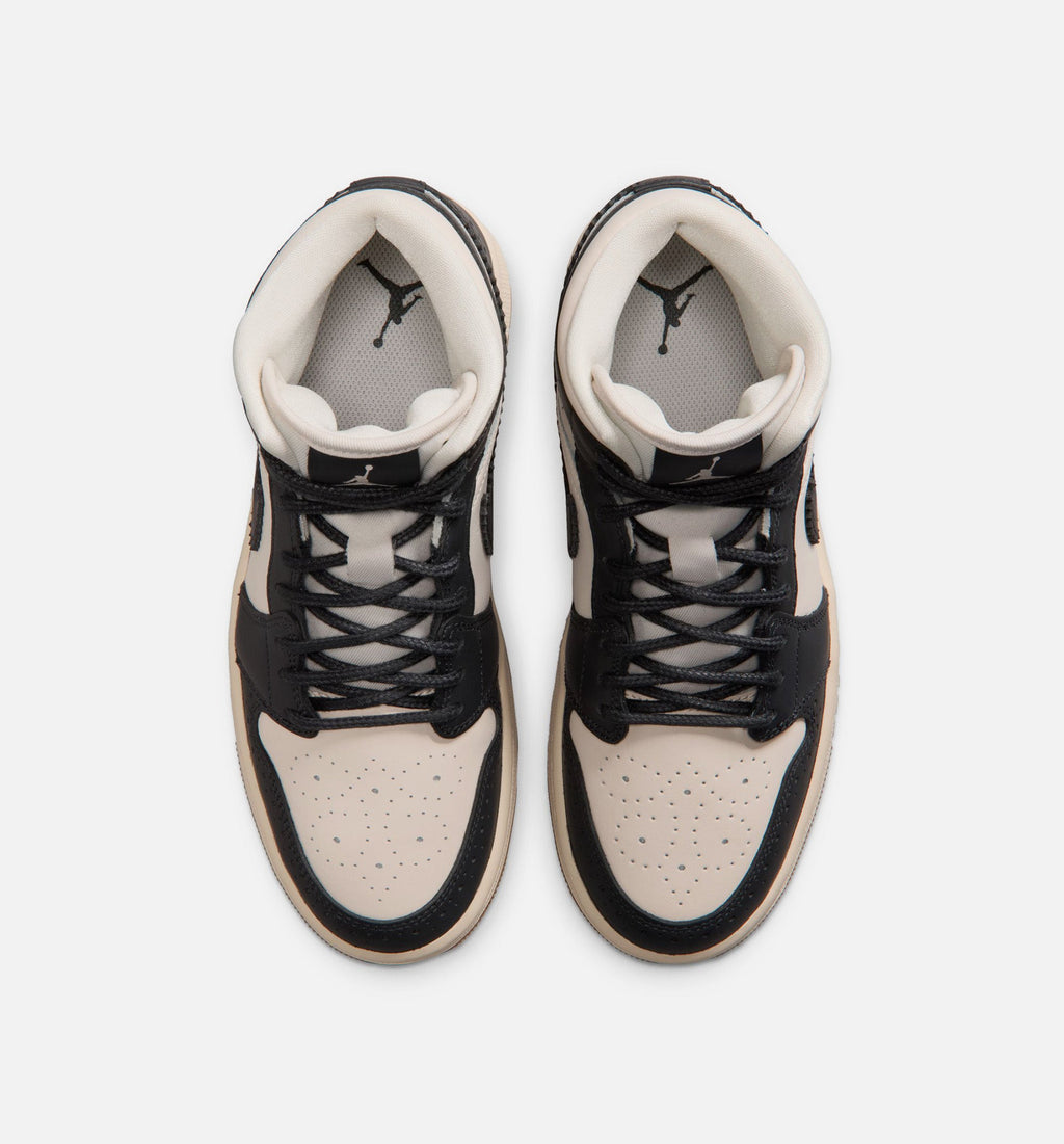 Air Jordan 1 Mid SE Women's Sneakers - Off-Noir/Chalk
