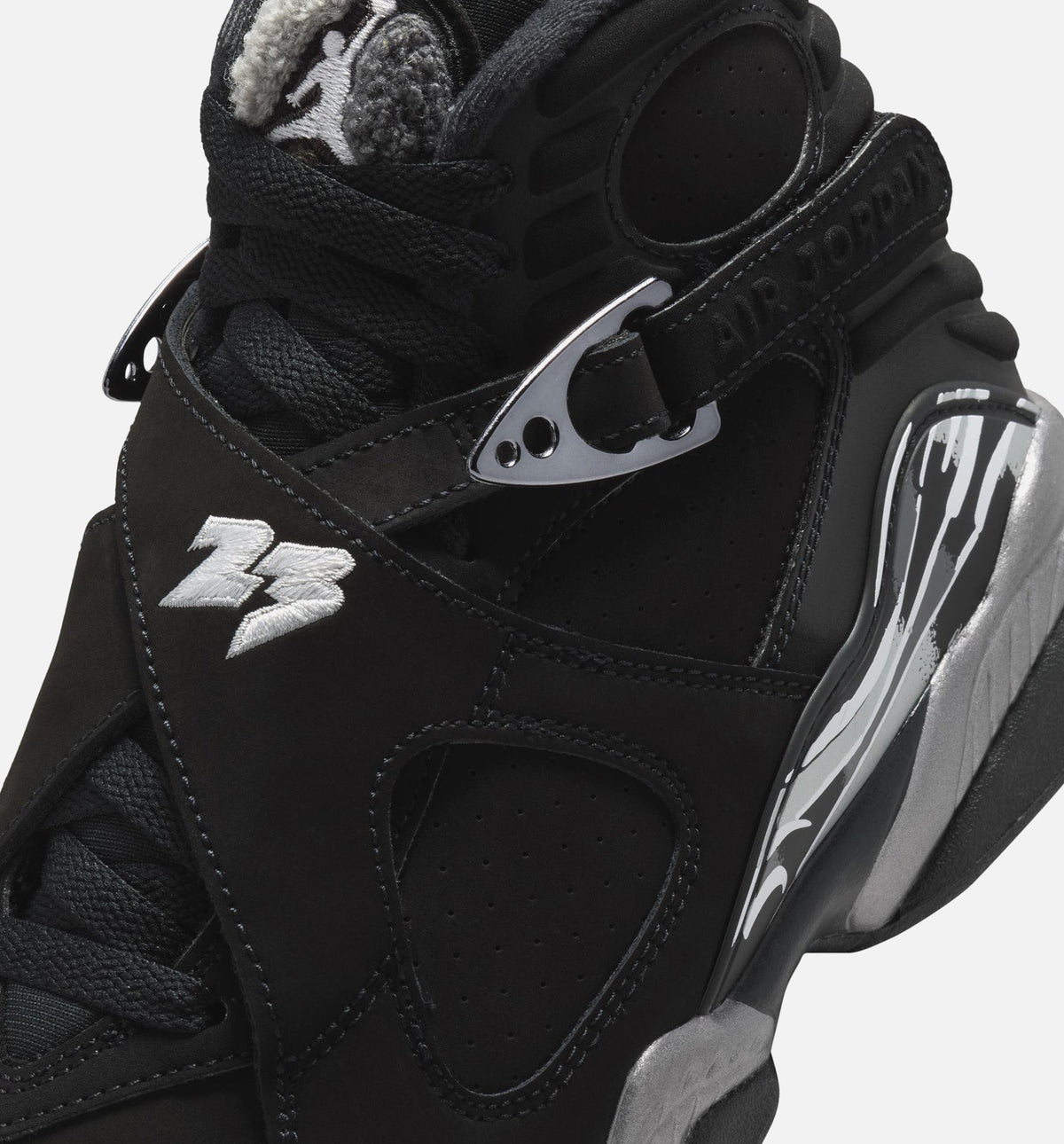 Air Jordan 8 Retro Chrome Grade School Sneakers
