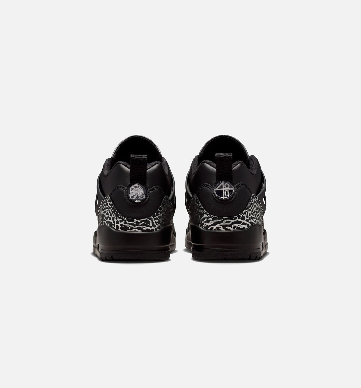 Spizike Low Black/Metallic Silver Men's Basketball Shoes