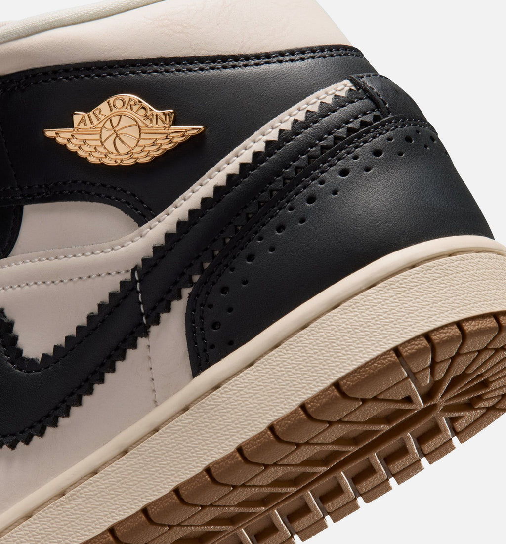 Air Jordan 1 Mid SE Women's Sneakers - Off-Noir/Chalk