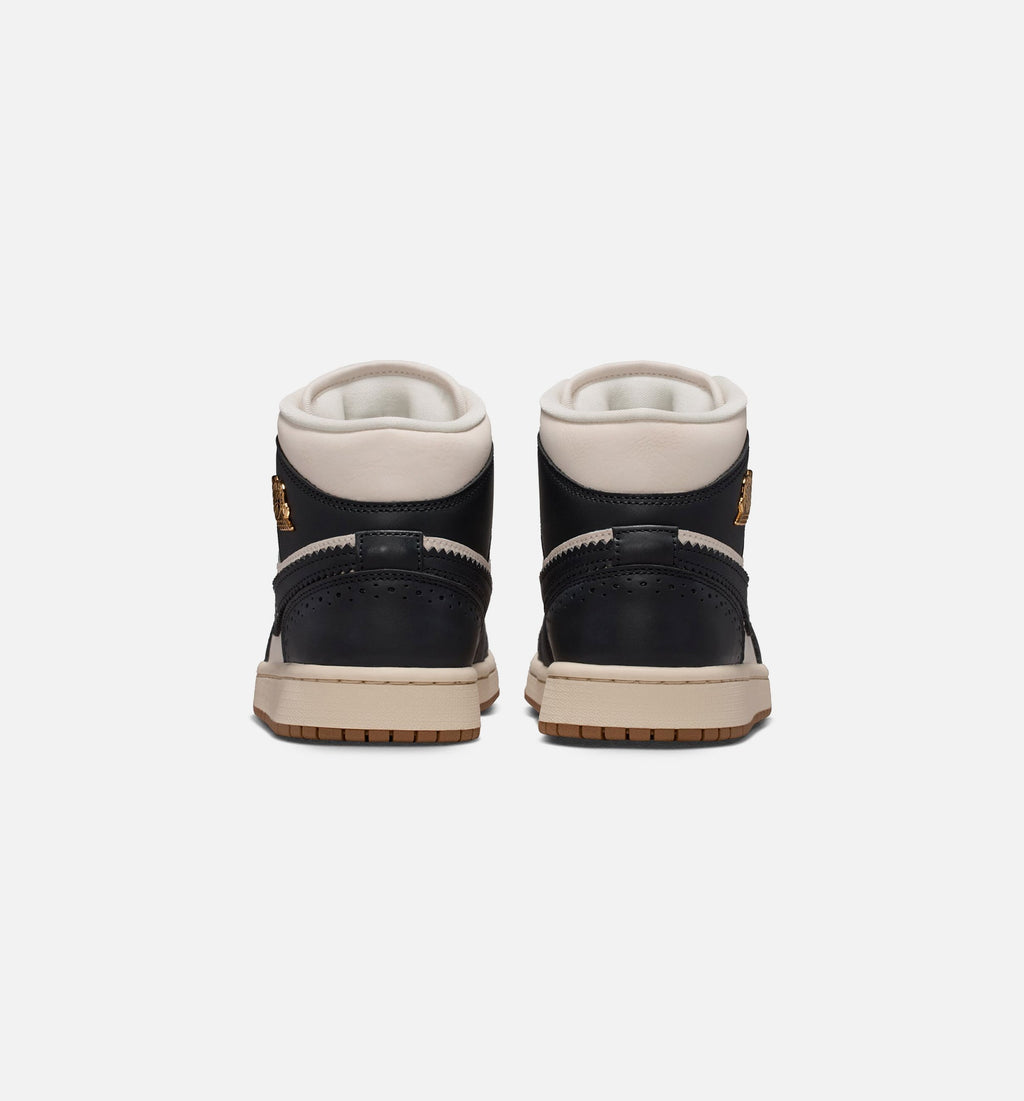 Air Jordan 1 Mid SE Women's Sneakers - Off-Noir/Chalk