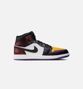 Air Jordan 1 Mid SE Men's Sneakers - True Red/Court Purple