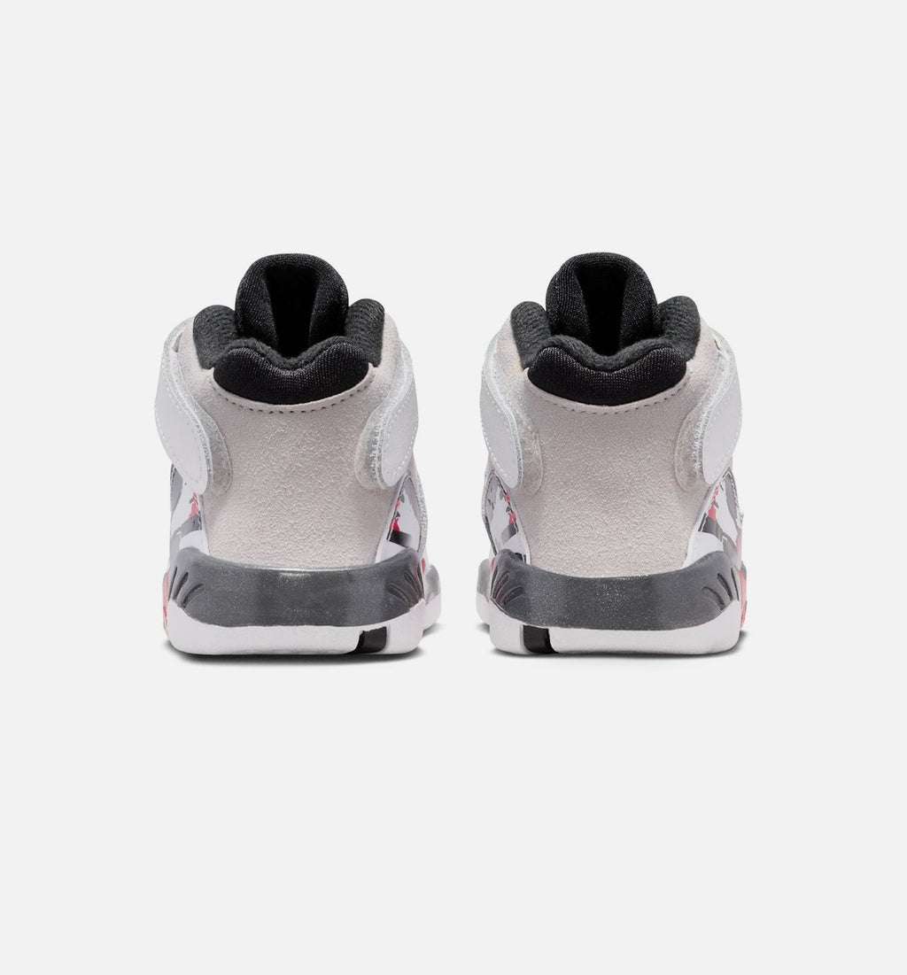 Air Jordan 8 Retro White & True Red Infant & Toddler Shoes