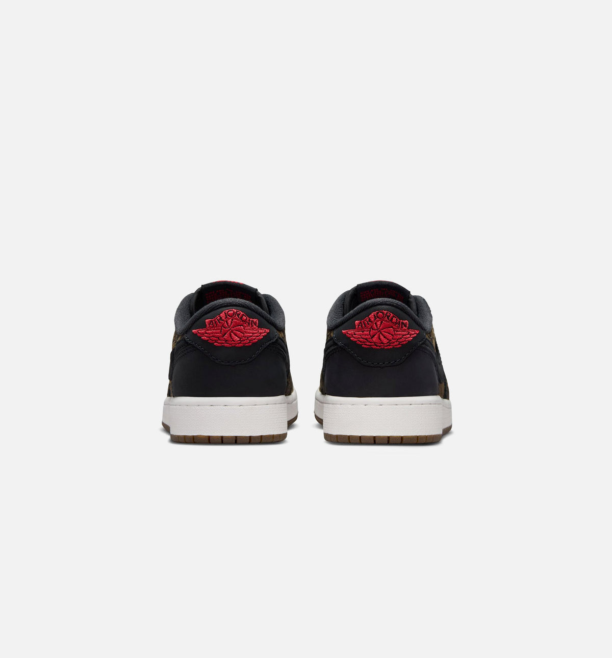 Air Jordan 1 Retro Low OG Laser Black/Varsity Red Grade School Shoes