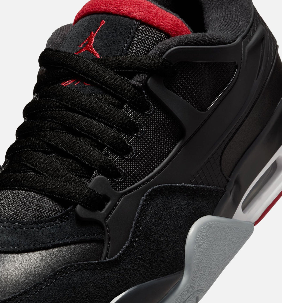 Air Jordan 4 RM Black/Wolf Grey Men's Sneakers