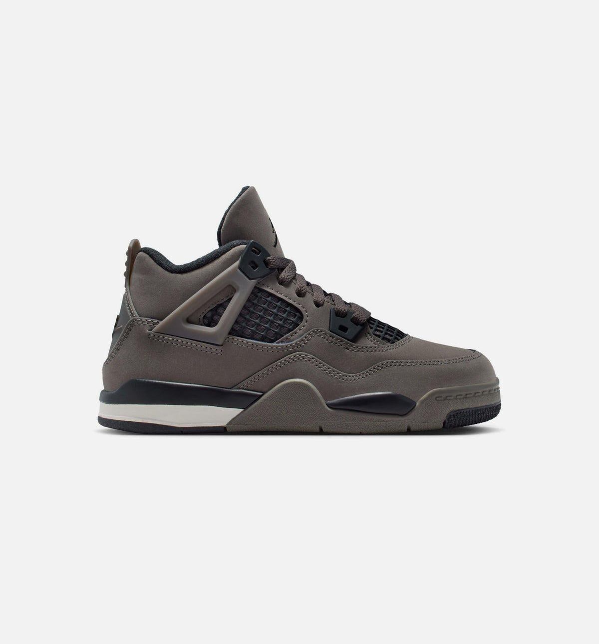 Air Jordan 4 Retro Cave Stone & Black Preschool Sneakers