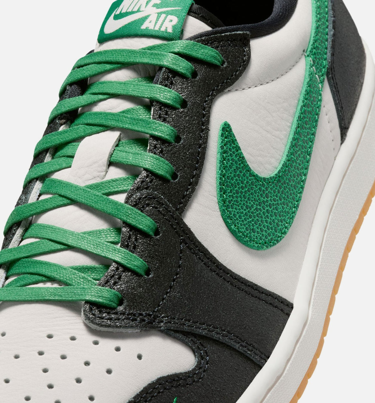 Air Jordan 1 Retro Low OG Phantom/Pine Green Men's Shoes