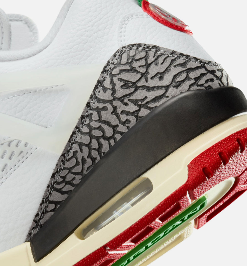 Spizike Low White/Black/Sail/Varsity Red Men's Sneakers