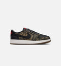 Air Jordan 1 Retro Low OG Laser Black/Varsity Red Grade School Shoes