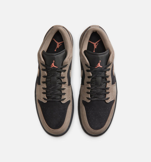 Air Jordan 1 Low SE Men's Sneakers - Black/Olive Grey