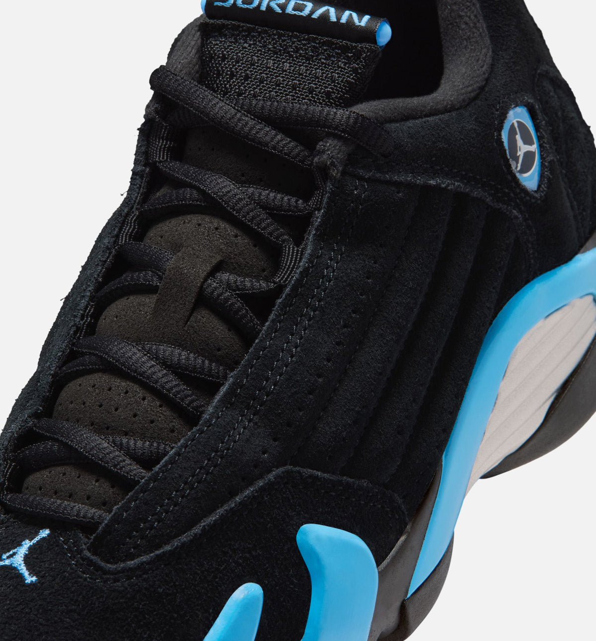 Air Jordan 14 Retro Black/University Blue Grade School Sneakers