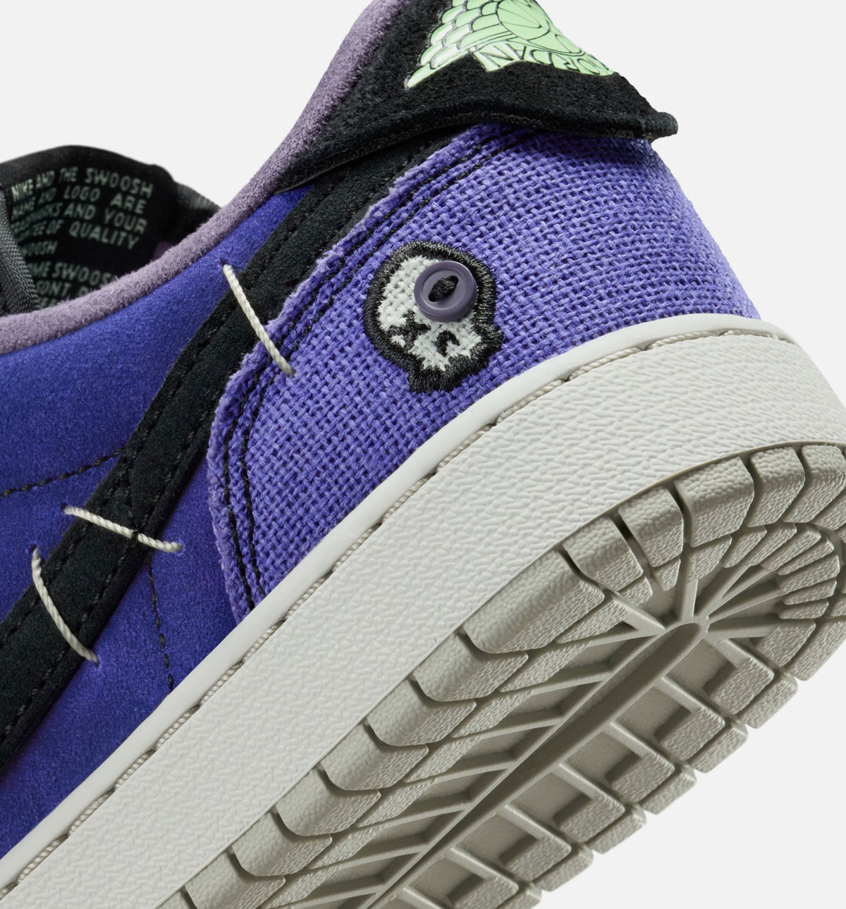 Air Jordan 1 Low OG Grade School Sneakers - Regency Purple
