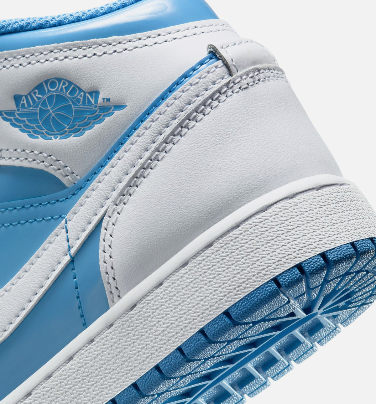 Air Jordan 1 Mid Grade School Sneakers - Legend Blue