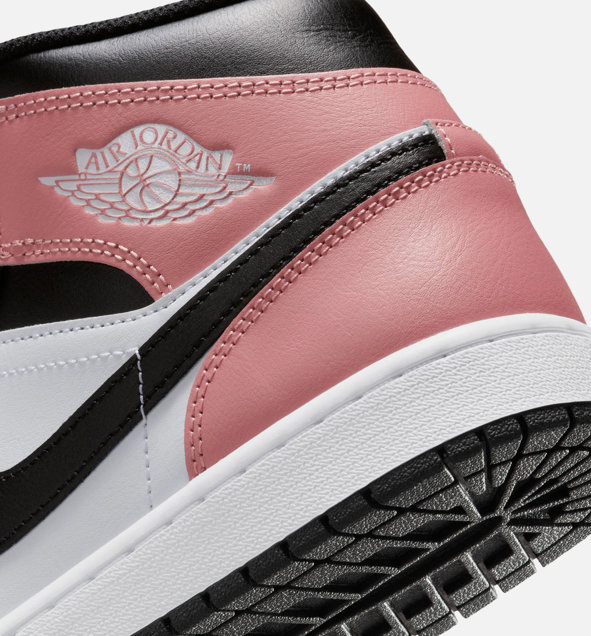 Air Jordan 1 Mid Men's Sneakers - Rust Pink